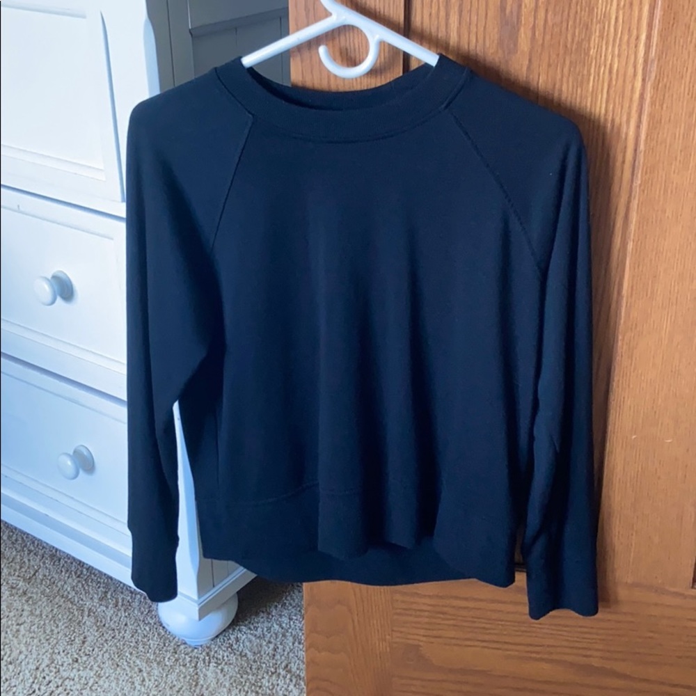 Black crew neck